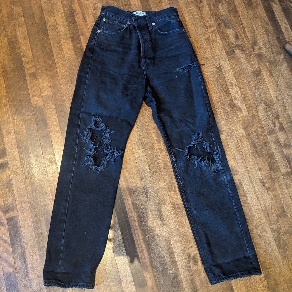 Agolde loose 90's black jeans